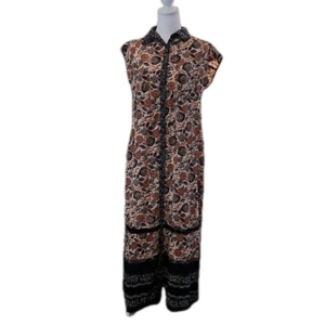 MIMI CHICA MAXI DRESS SIZE SMALL Sleeveless Button-down